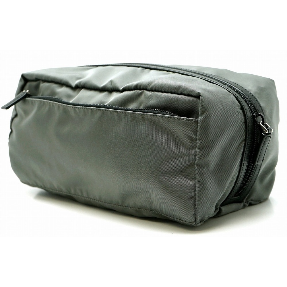 Prada Multi-Pouch Accessory Case Nylon Leather Ar… - image 2